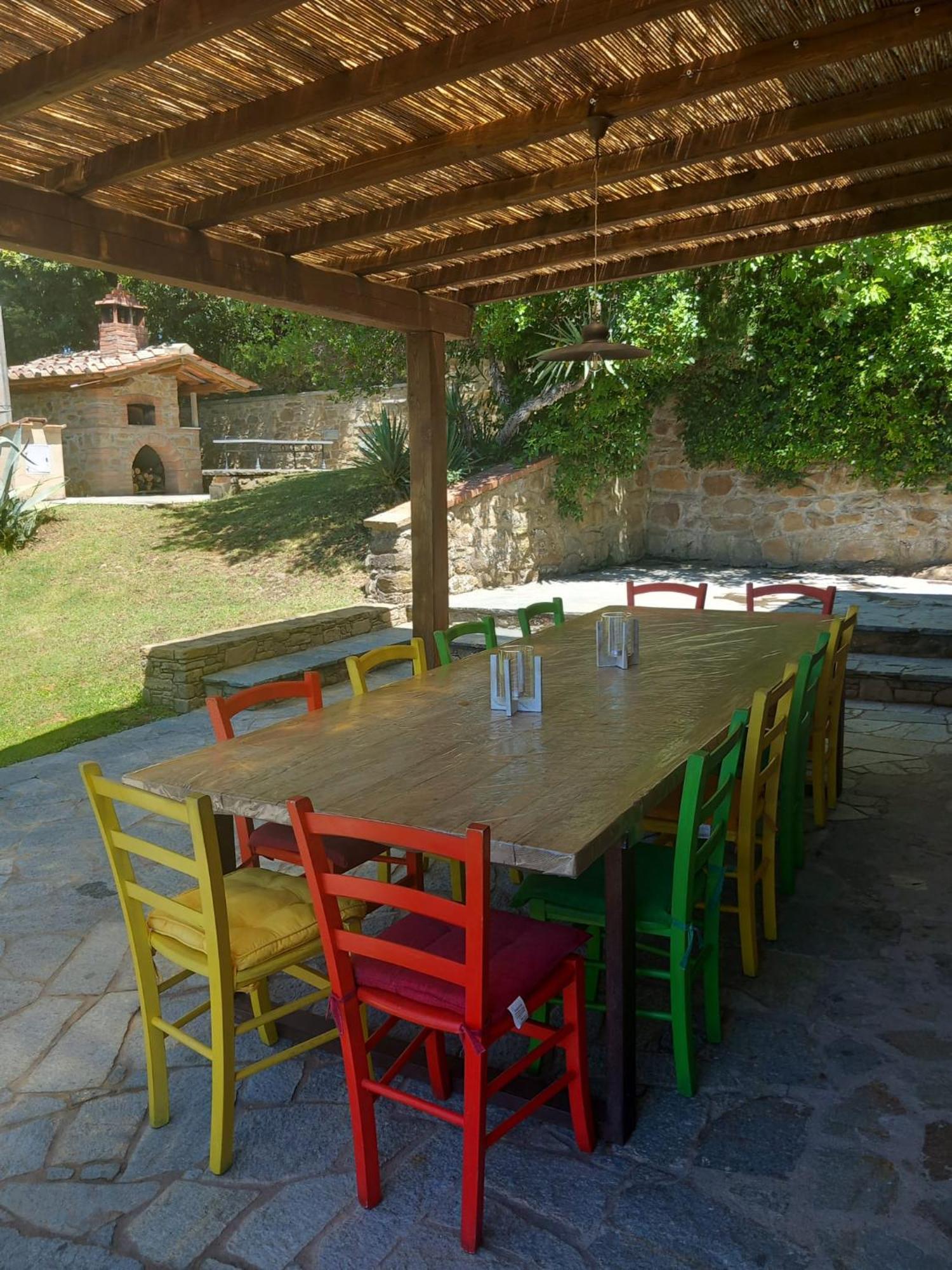 Villa Casolare Il Moro Monte San Savino Exterior foto
