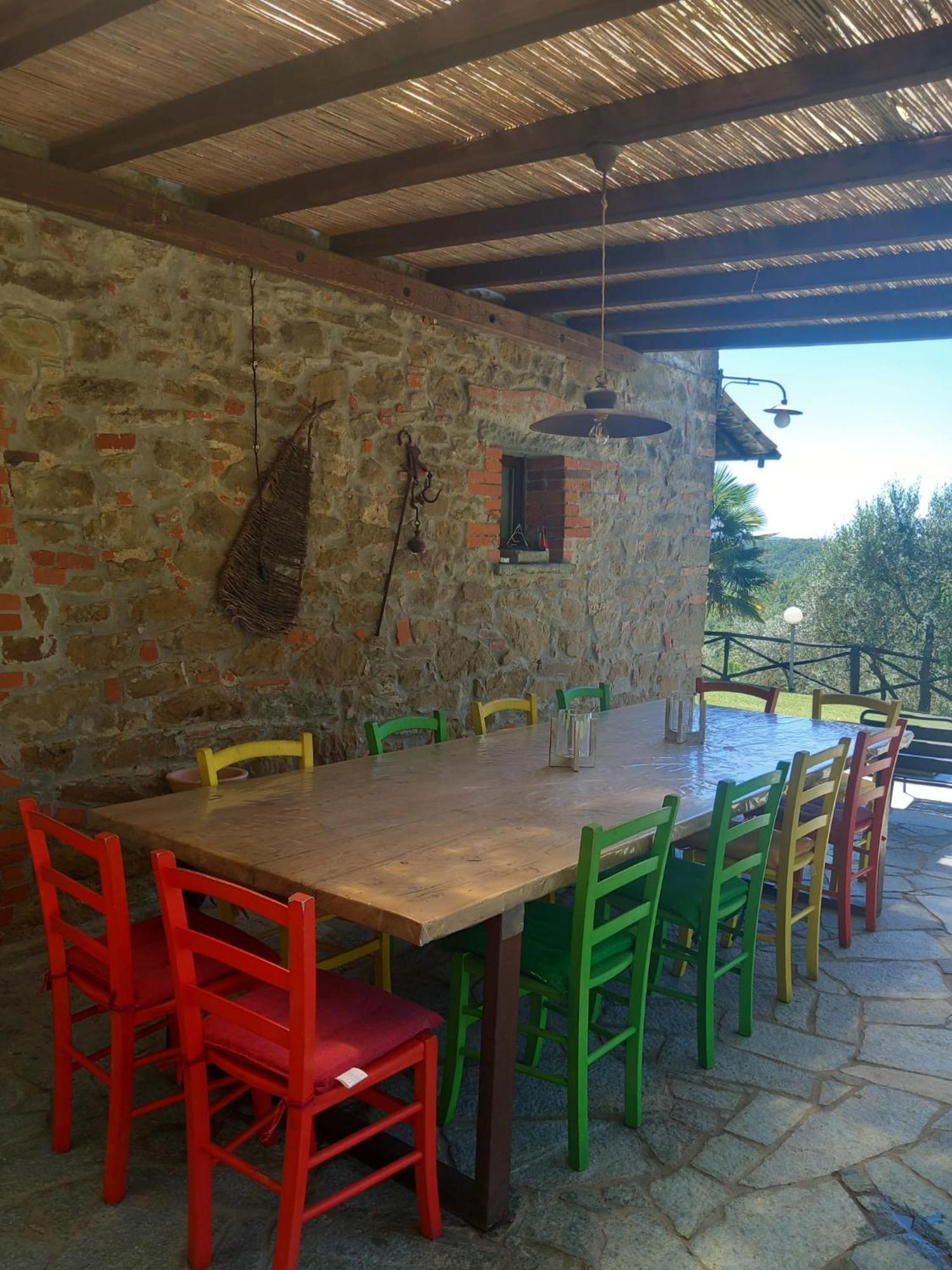 Villa Casolare Il Moro Monte San Savino Exterior foto